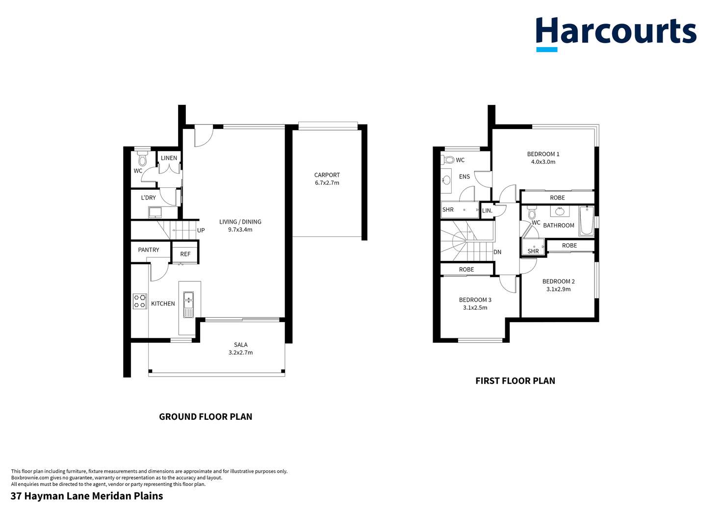 Floorplan of Homely house listing, 37 Hayman Lane, Meridan Plains QLD 4551