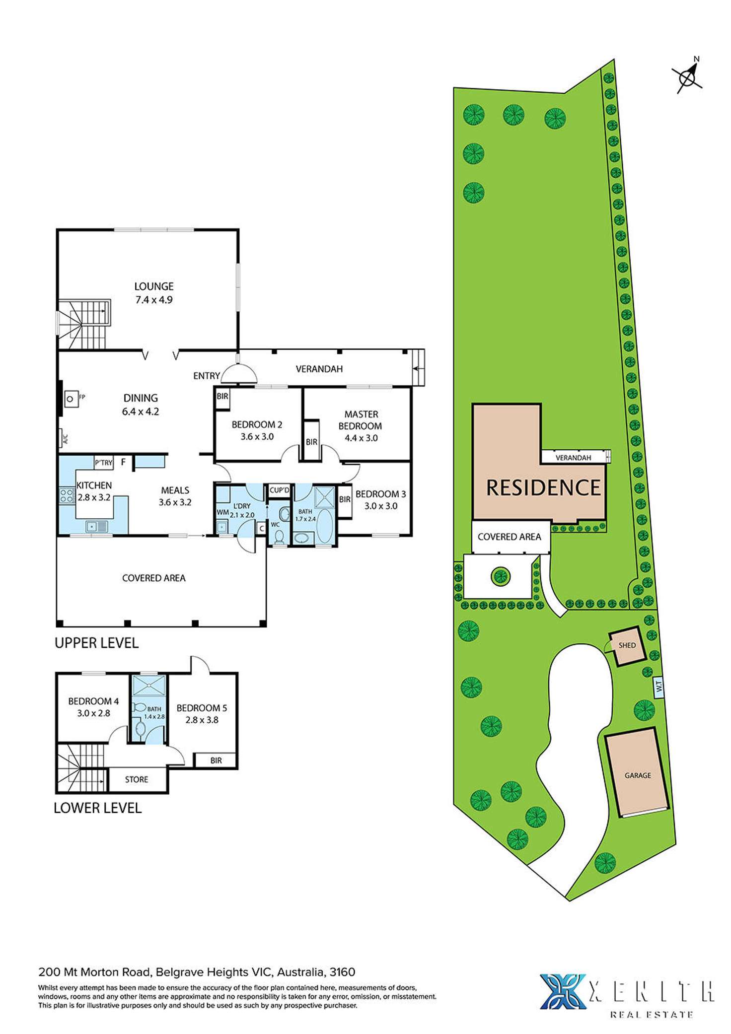 Floorplan of Homely house listing, 200 Mount Morton Road, Belgrave Heights VIC 3160