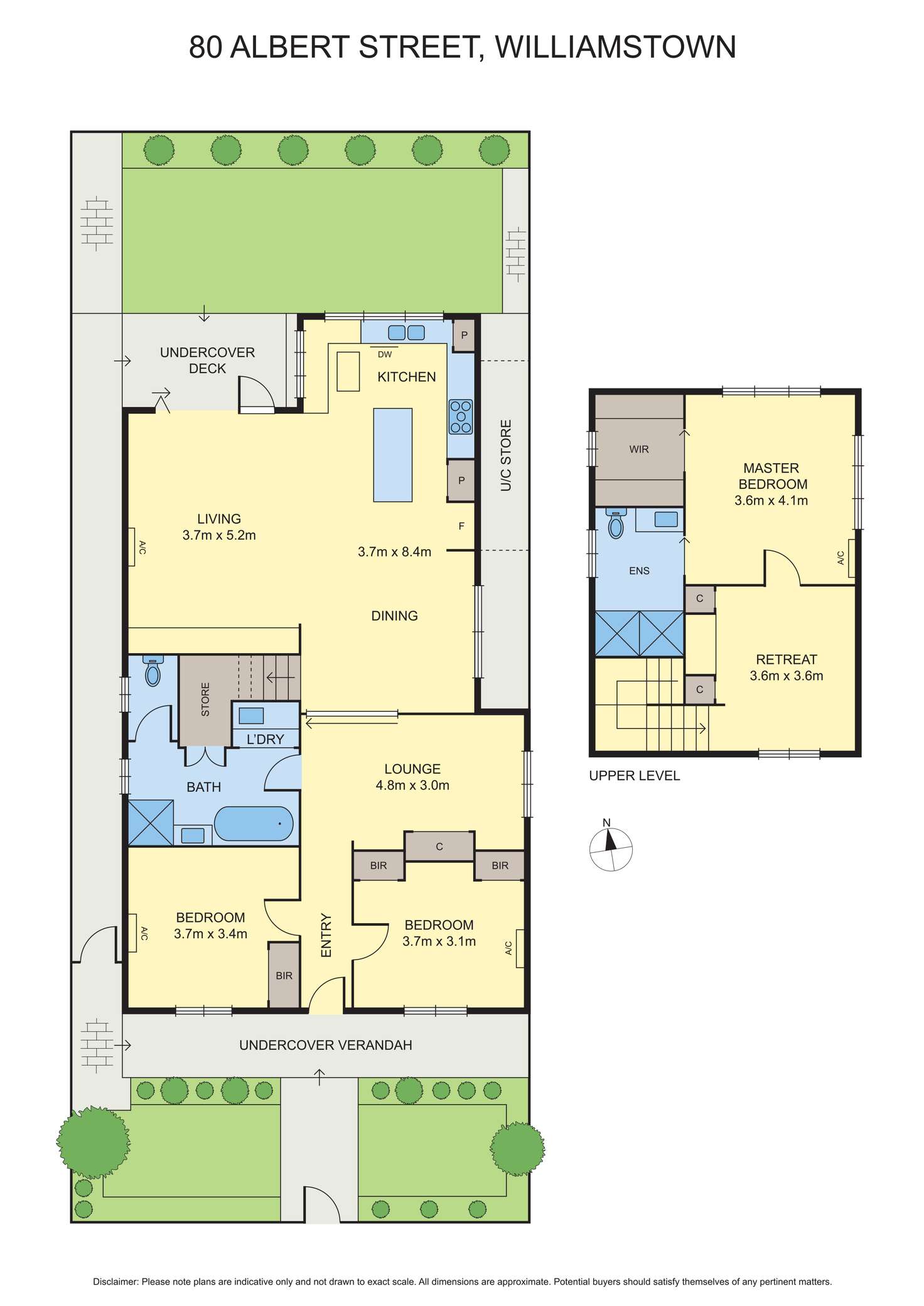 Floorplan of Homely house listing, 80 Albert Street, Williamstown VIC 3016
