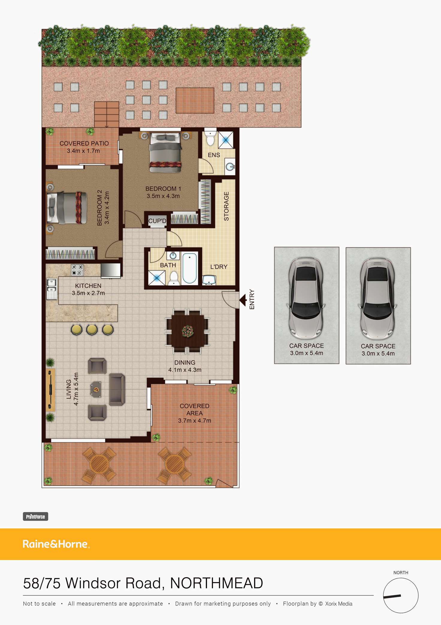 Floorplan of Homely apartment listing, 58/75 Windsor Road, Northmead NSW 2152