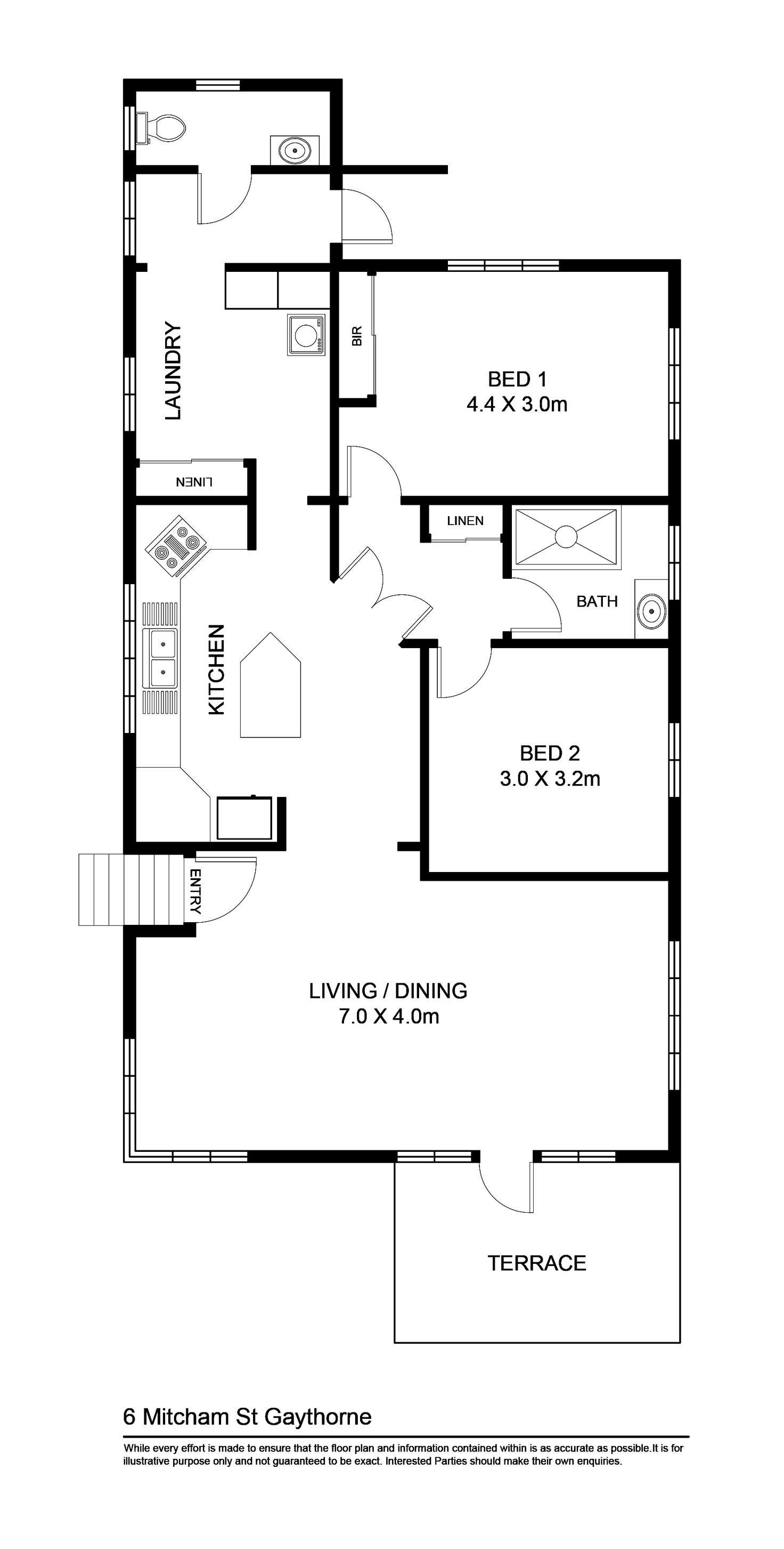 Floorplan of Homely house listing, 6 Mitcham Street, Gaythorne QLD 4051