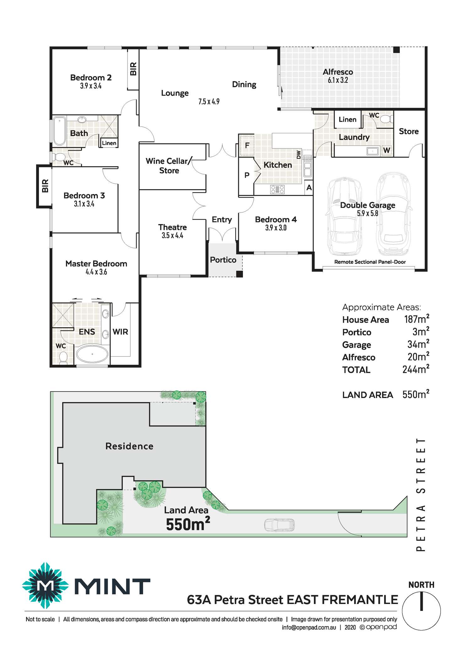 Floorplan of Homely house listing, 63a Petra Street, East Fremantle WA 6158