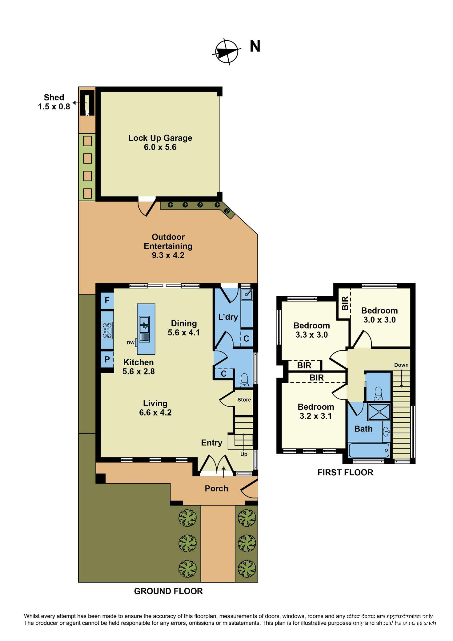Floorplan of Homely townhouse listing, 1/72-74 Victoria Street, Altona Meadows VIC 3028