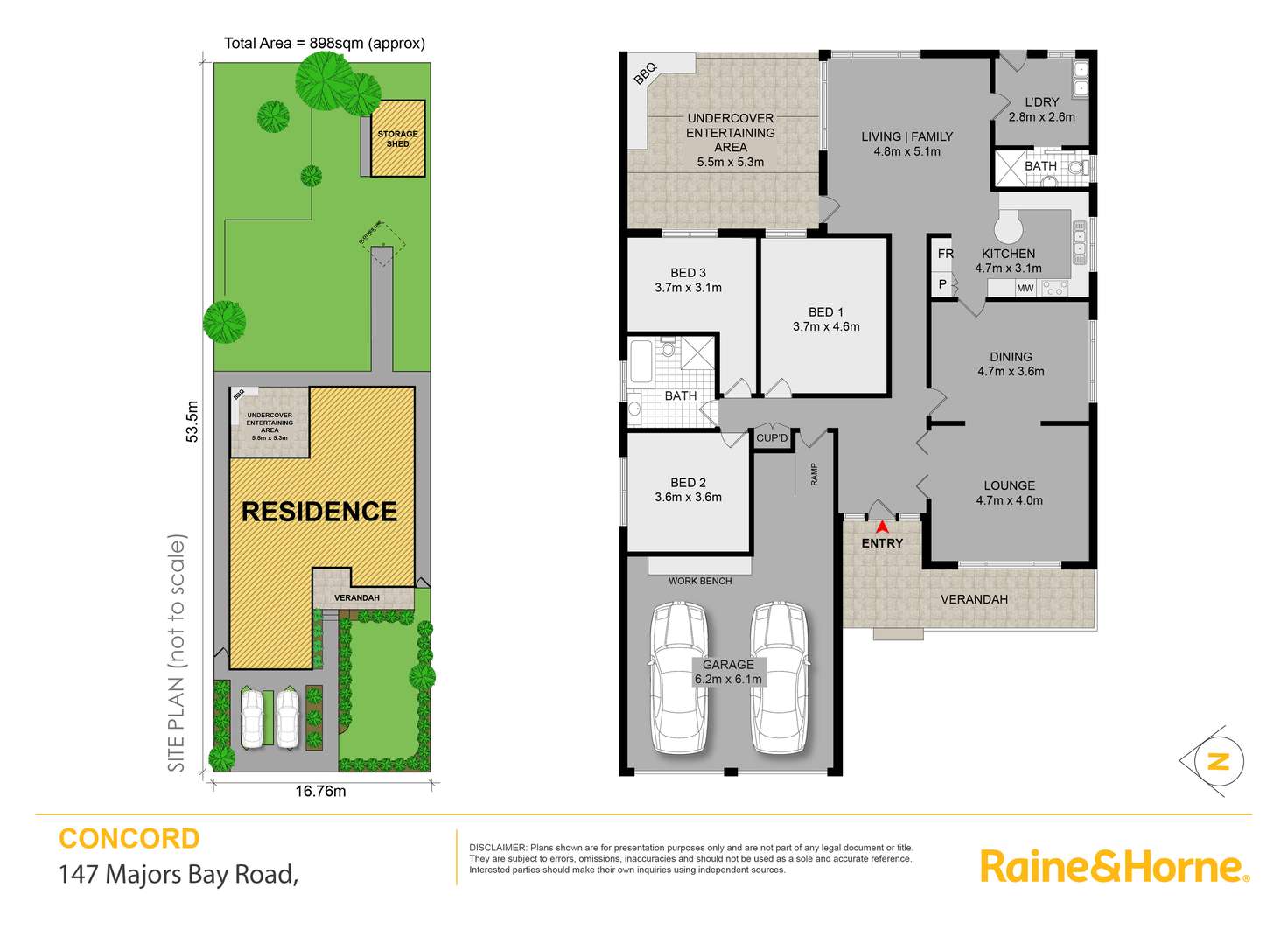 Floorplan of Homely house listing, 147 Majors Bay Road, Concord NSW 2137