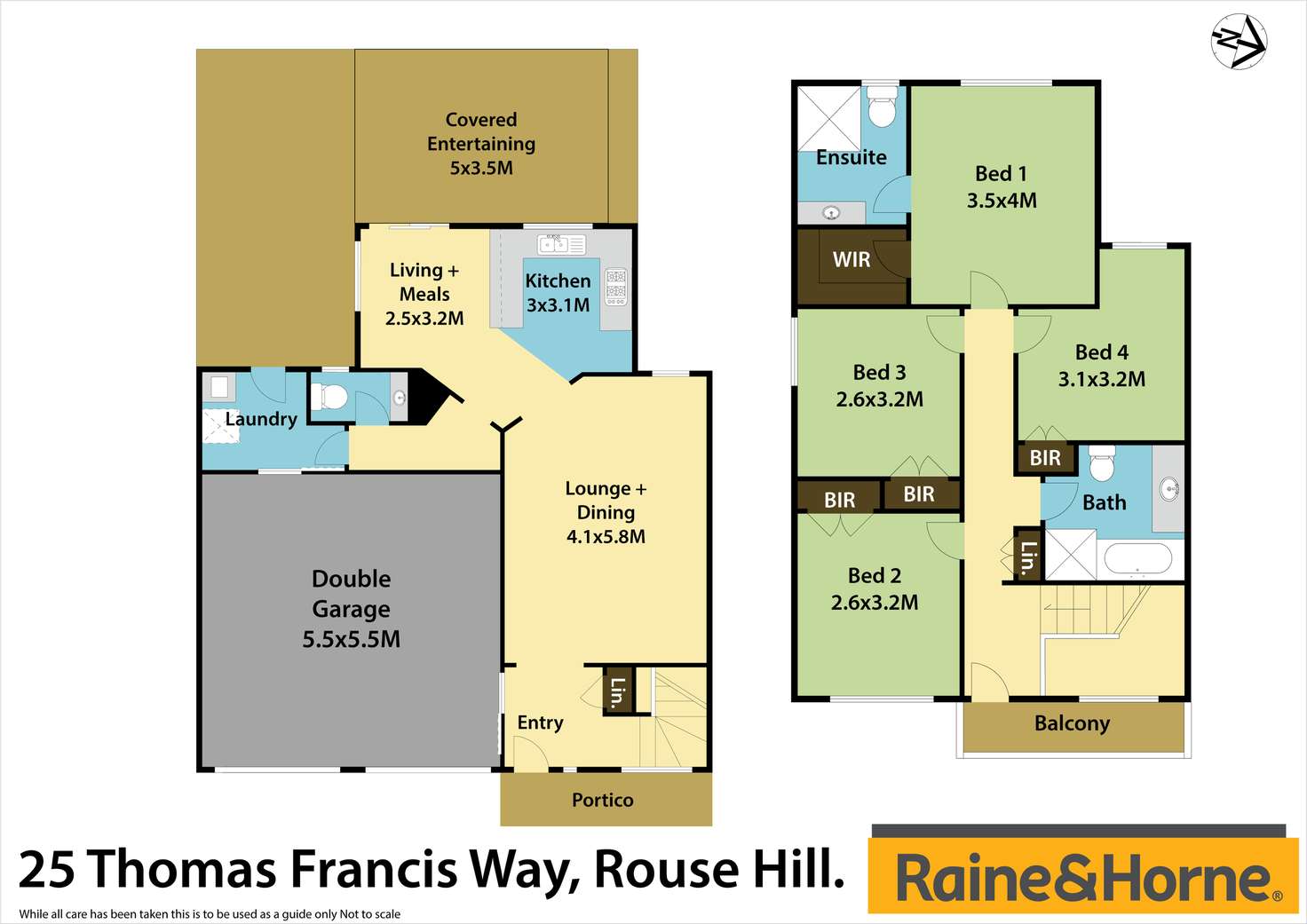 Floorplan of Homely house listing, 25 Thomas Francis Way, Rouse Hill NSW 2155