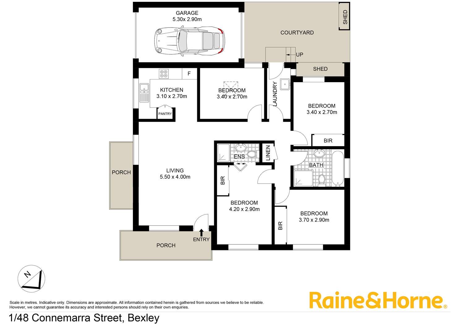 Floorplan of Homely villa listing, 1/48 Connemarra Street, Bexley NSW 2207