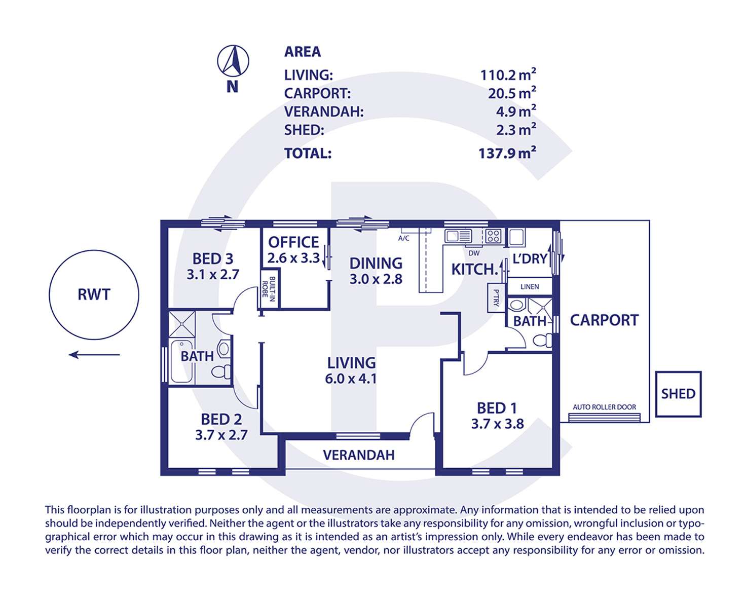 Floorplan of Homely house listing, 1 Sydney Road, Nairne SA 5252