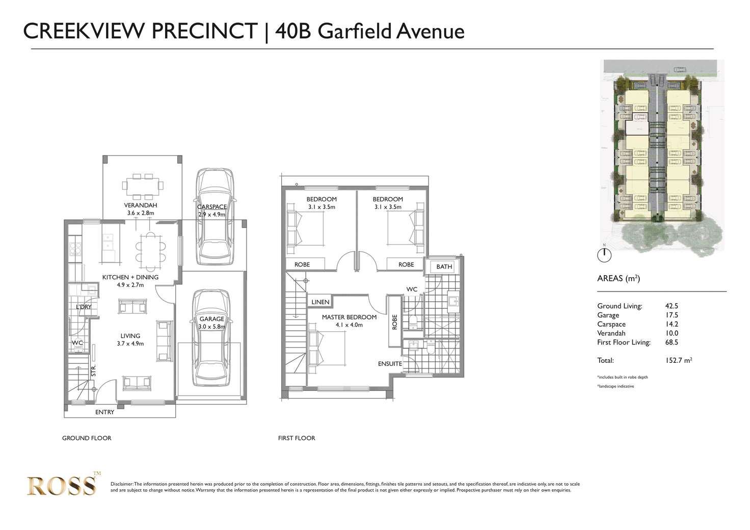 Floorplan of Homely house listing, 40b Garfield Avenue, Kurralta Park SA 5037