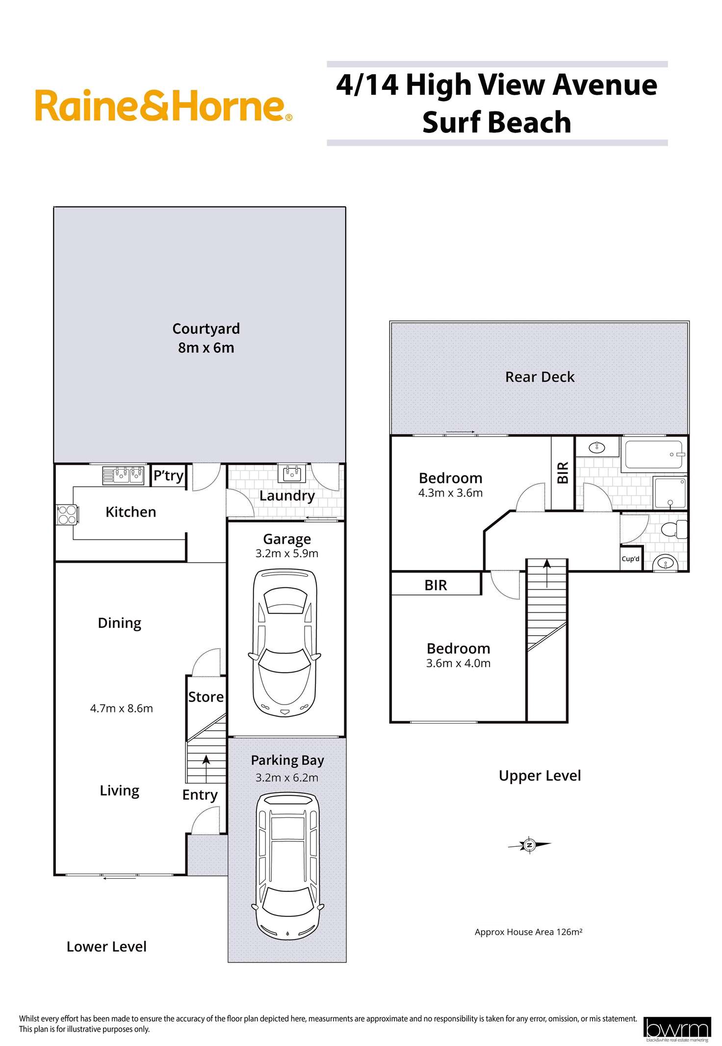 Floorplan of Homely unit listing, 4/14 High View Avenue, Surf Beach NSW 2536