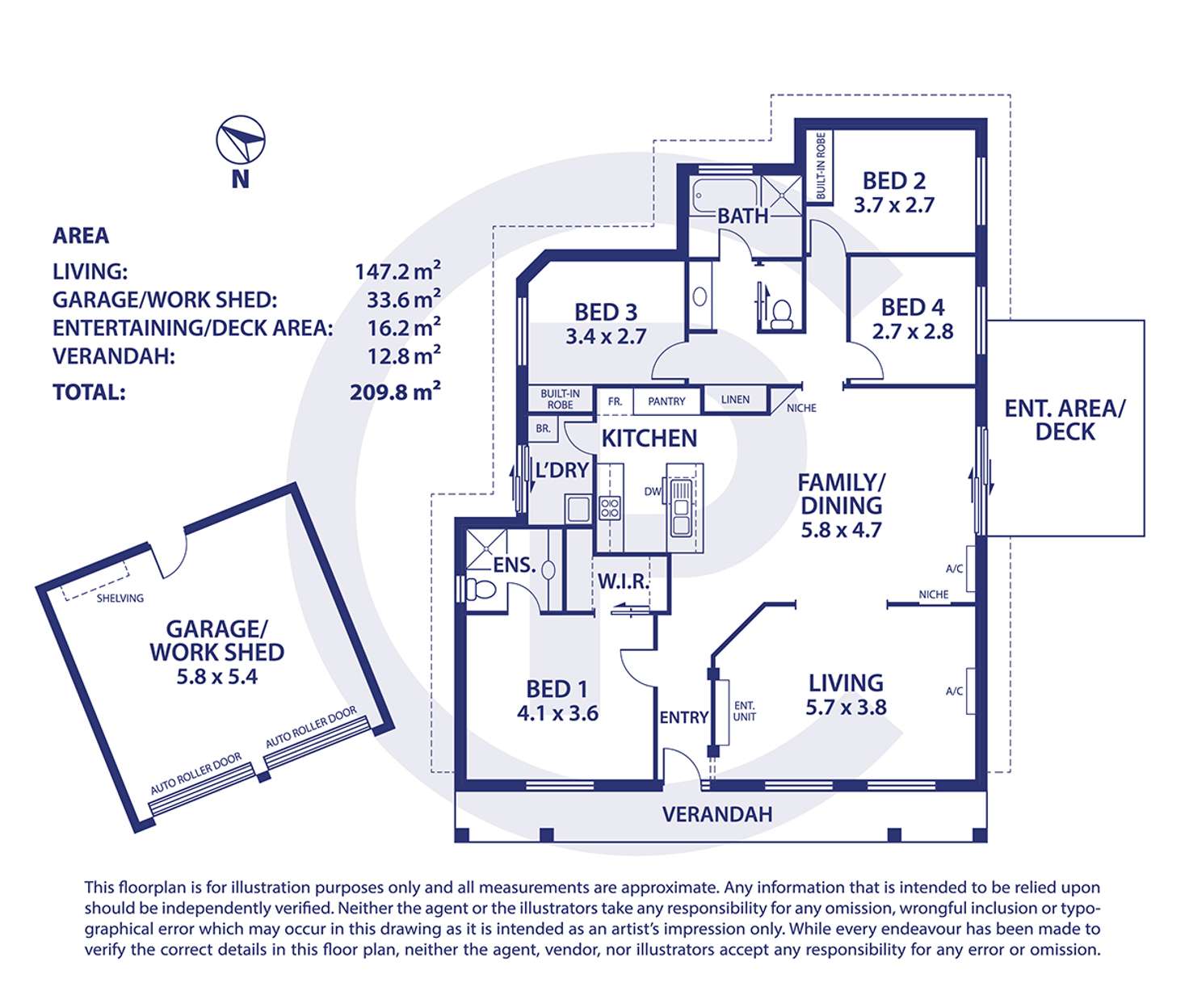 Floorplan of Homely house listing, 4/11 Britannia Road, Nairne SA 5252