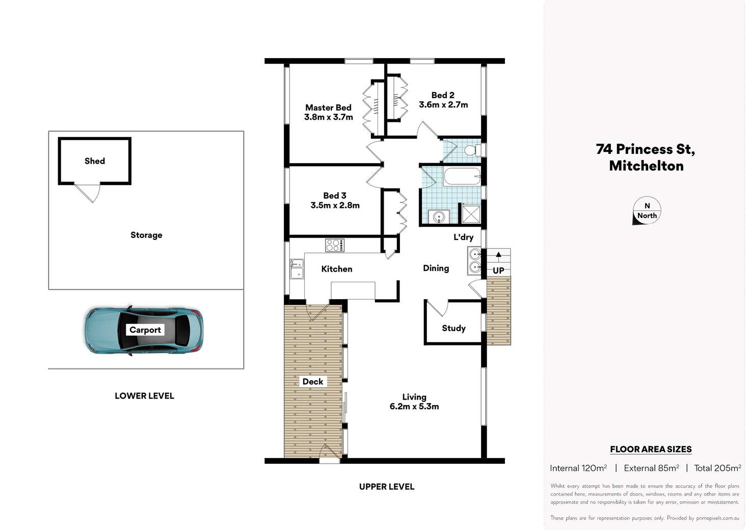 Floorplan of Homely house listing, 74 Princess Street, Mitchelton QLD 4053