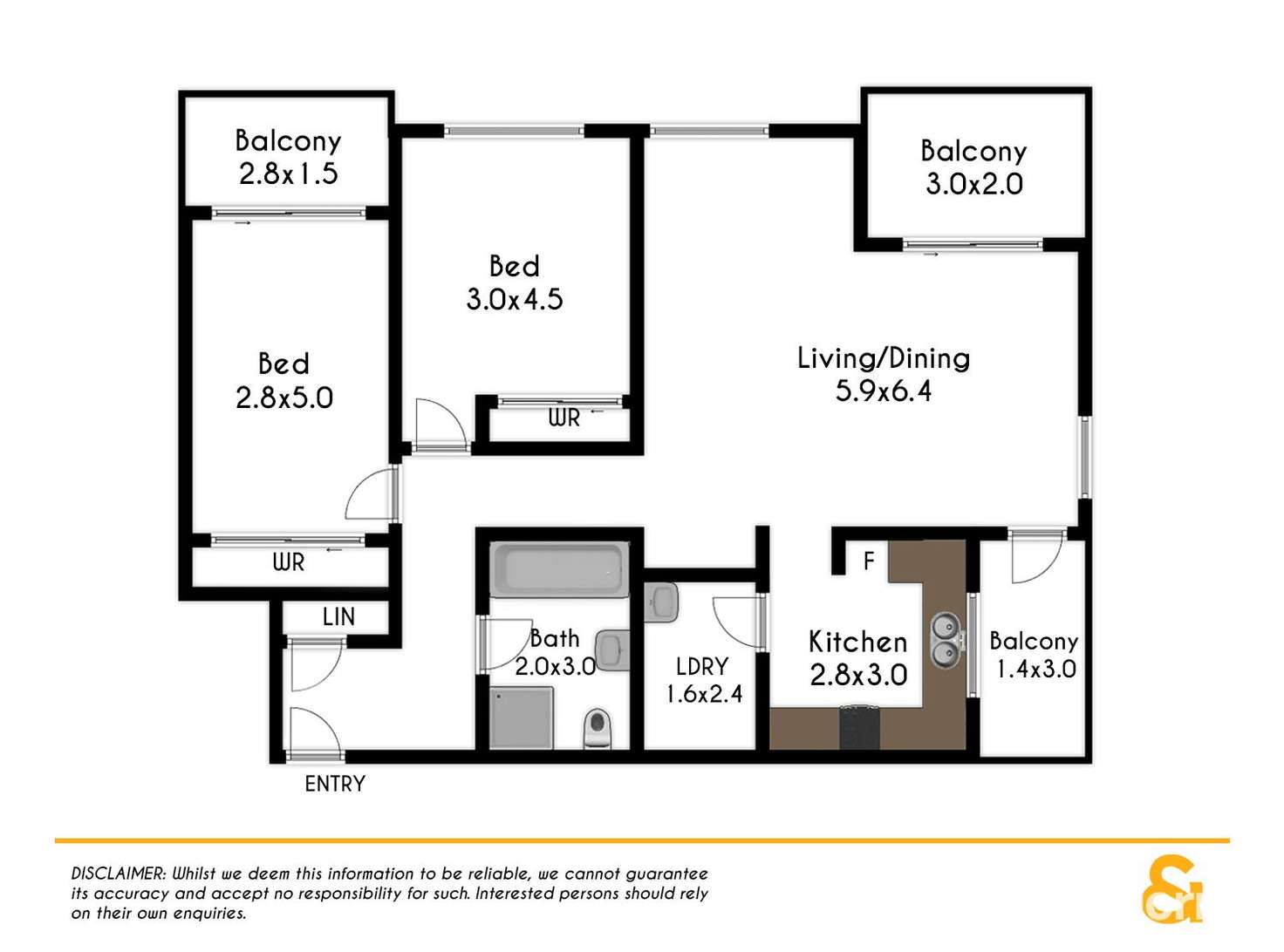 Floorplan of Homely apartment listing, 41/2 Hythe Street, Mount Druitt NSW 2770