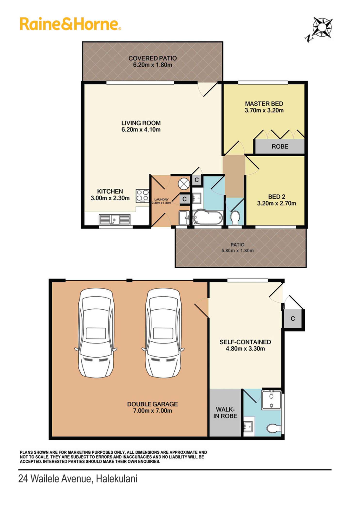 Floorplan of Homely house listing, 24 Wailele Avenue, Halekulani NSW 2262