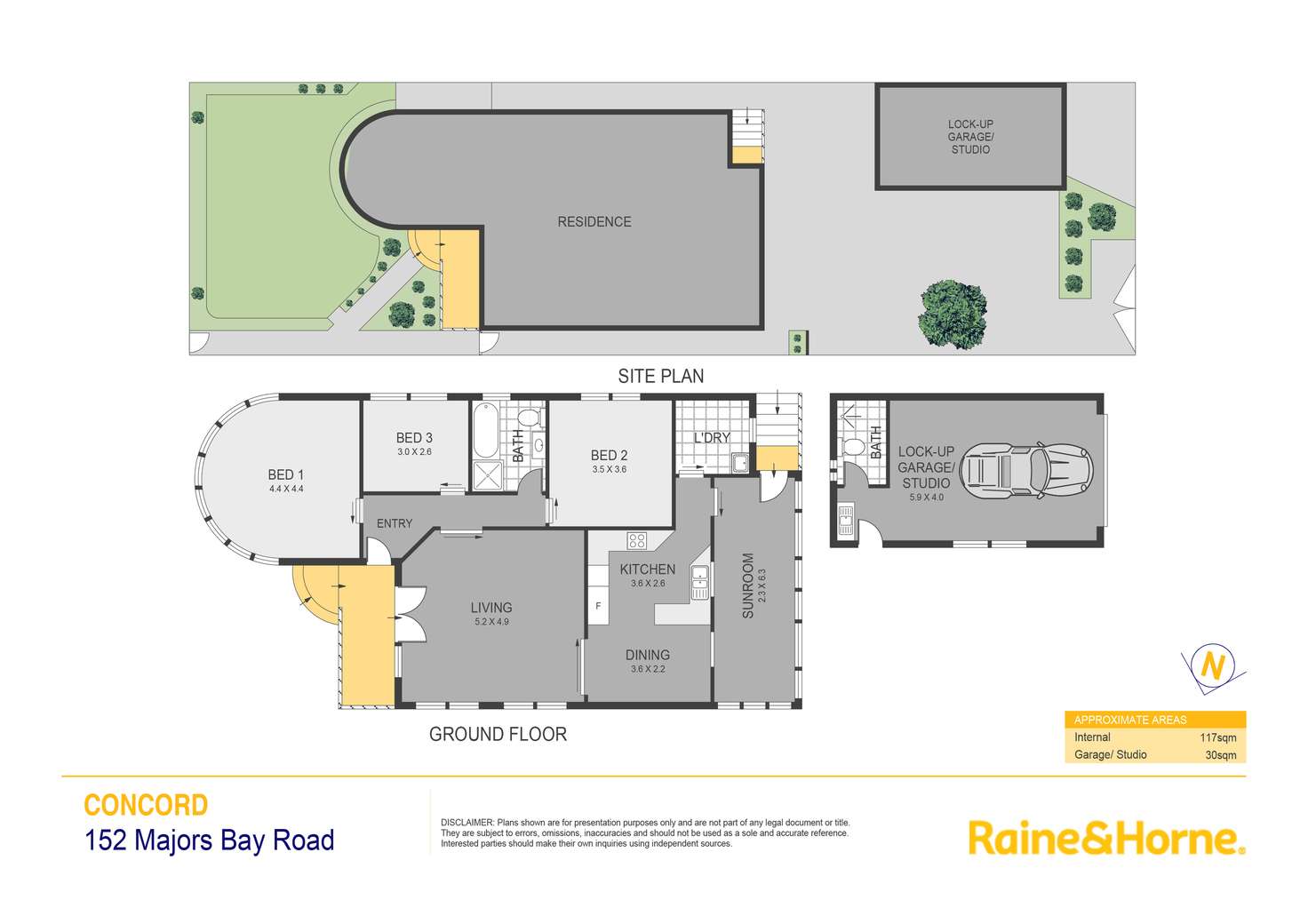 Floorplan of Homely house listing, 152 Majors Bay Road, Concord NSW 2137