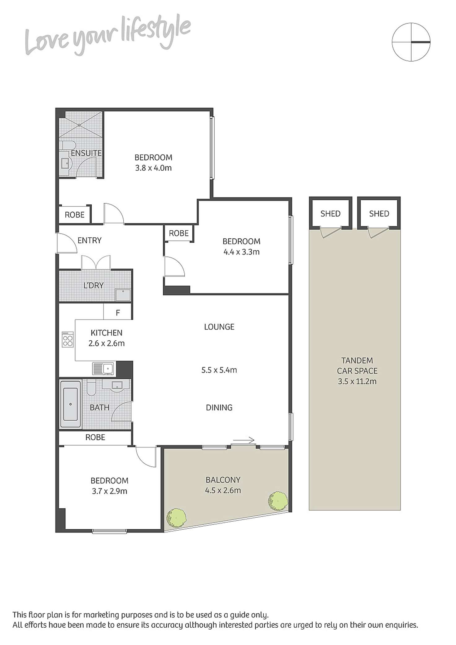 Floorplan of Homely apartment listing, 59/49 Henderson Road, Alexandria NSW 2015