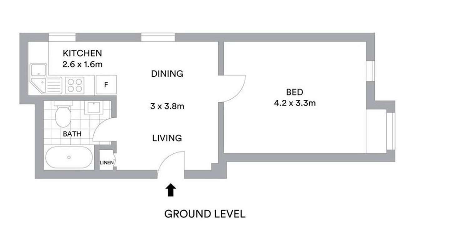 Floorplan of Homely apartment listing, 2/2 Wallaringa Avenue, Neutral Bay NSW 2089