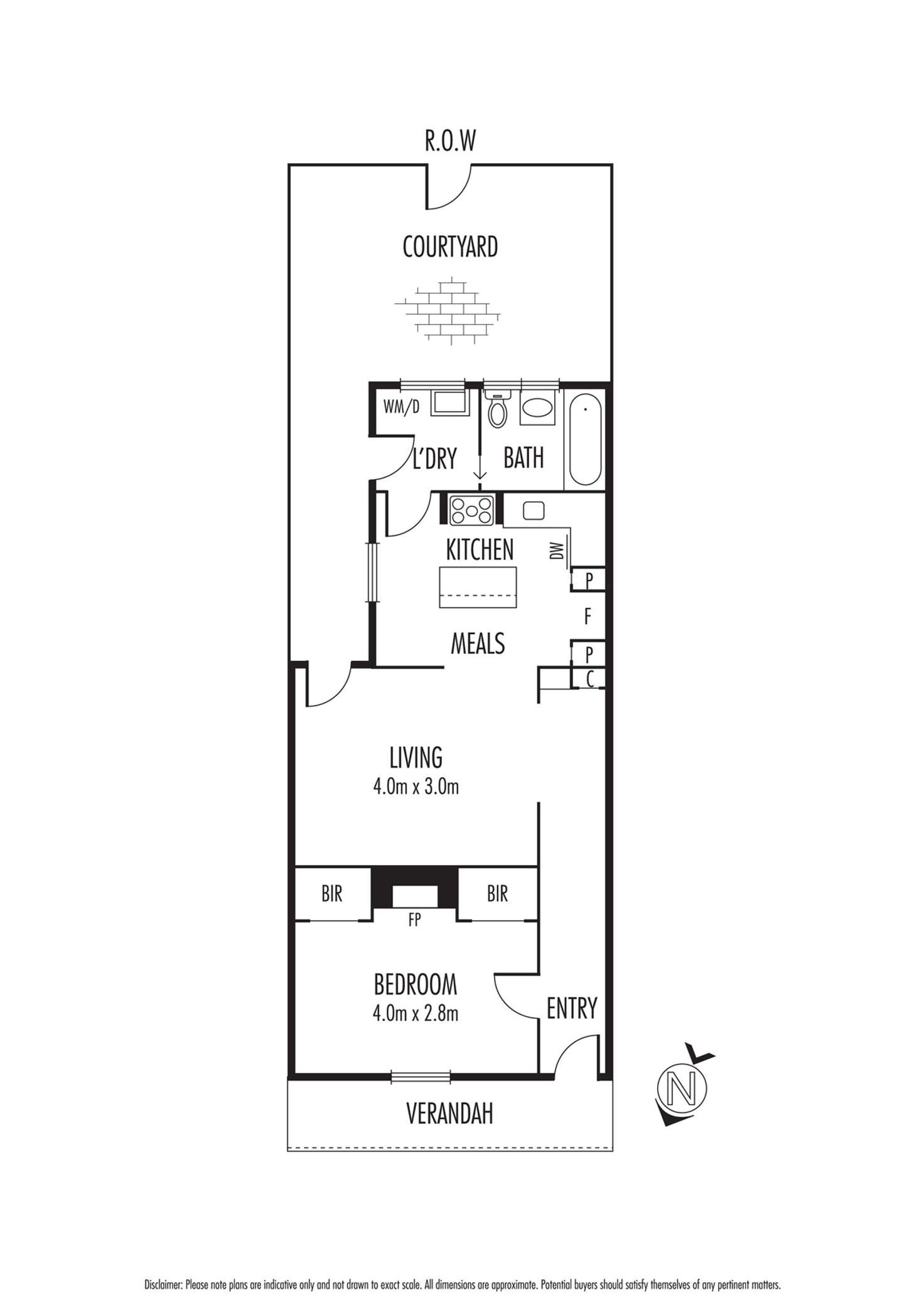 Floorplan of Homely house listing, 15 Little O'Grady Street, Albert Park VIC 3206