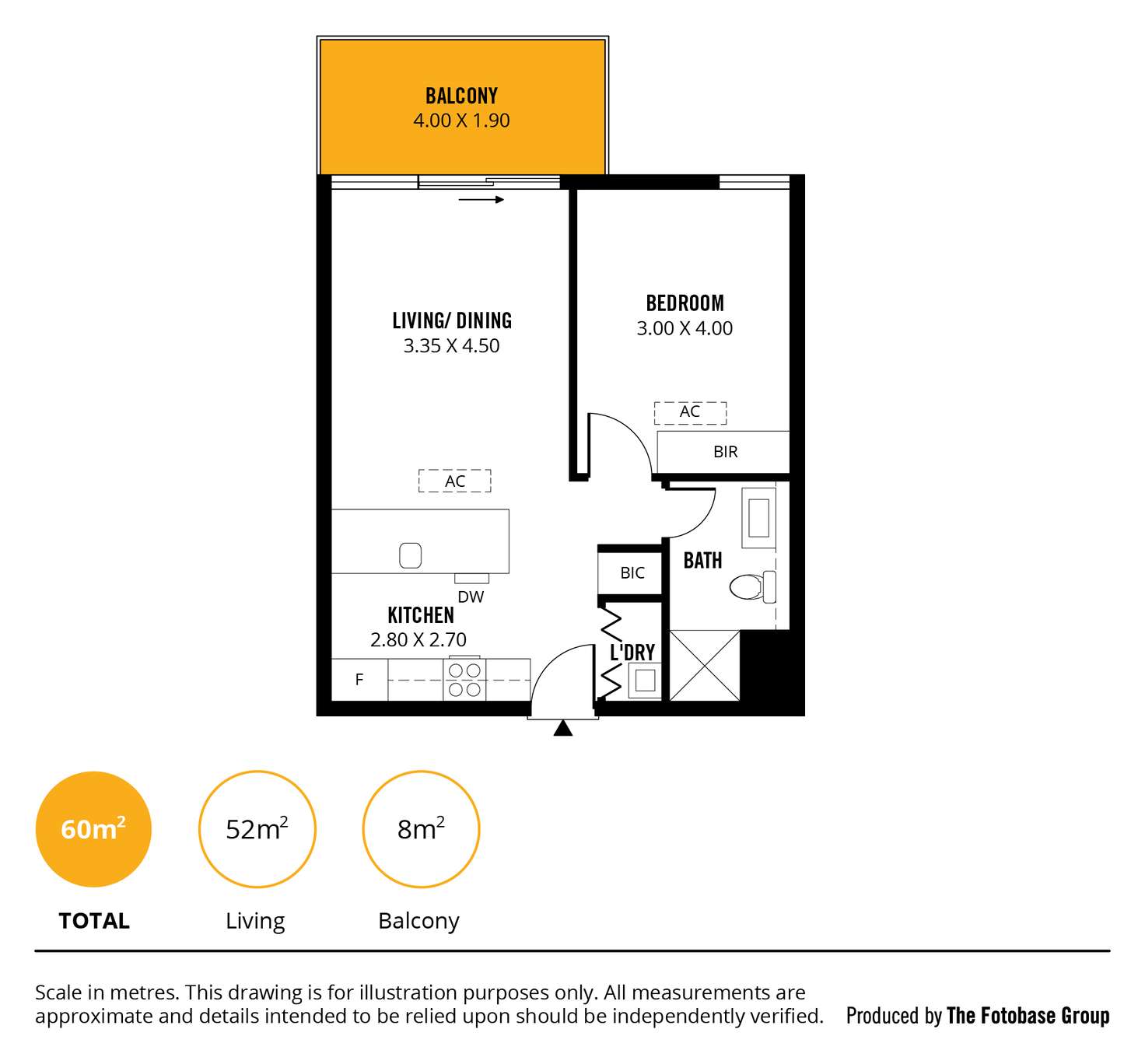 Floorplan of Homely apartment listing, 2804/29 Angas Street, Adelaide SA 5000
