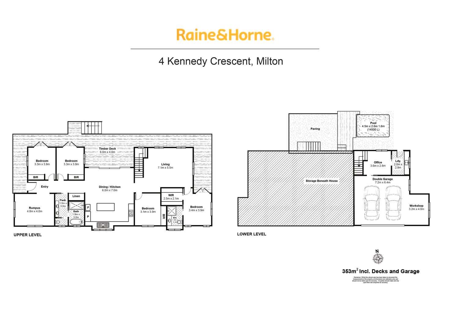 Floorplan of Homely house listing, 4 Kennedy Close, Milton NSW 2538