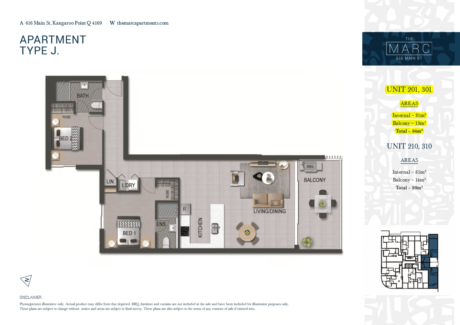 Floorplan of Homely apartment listing, 31/616 Main St, Kangaroo Point QLD 4169