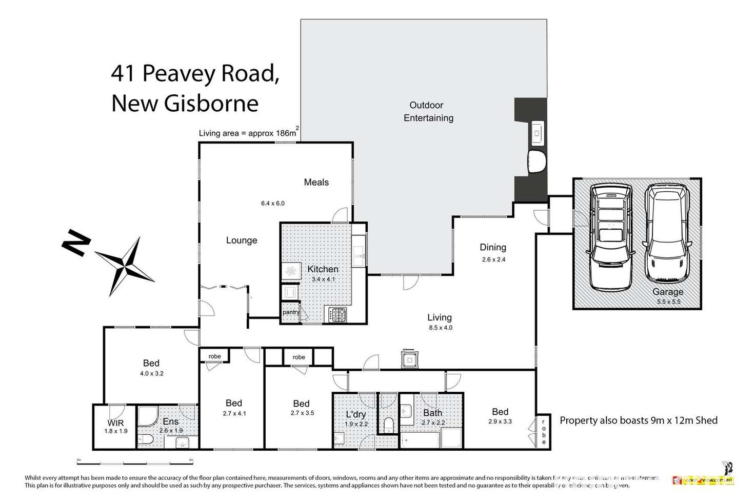 Floorplan of Homely house listing, 41 Peavey Road, New Gisborne VIC 3438