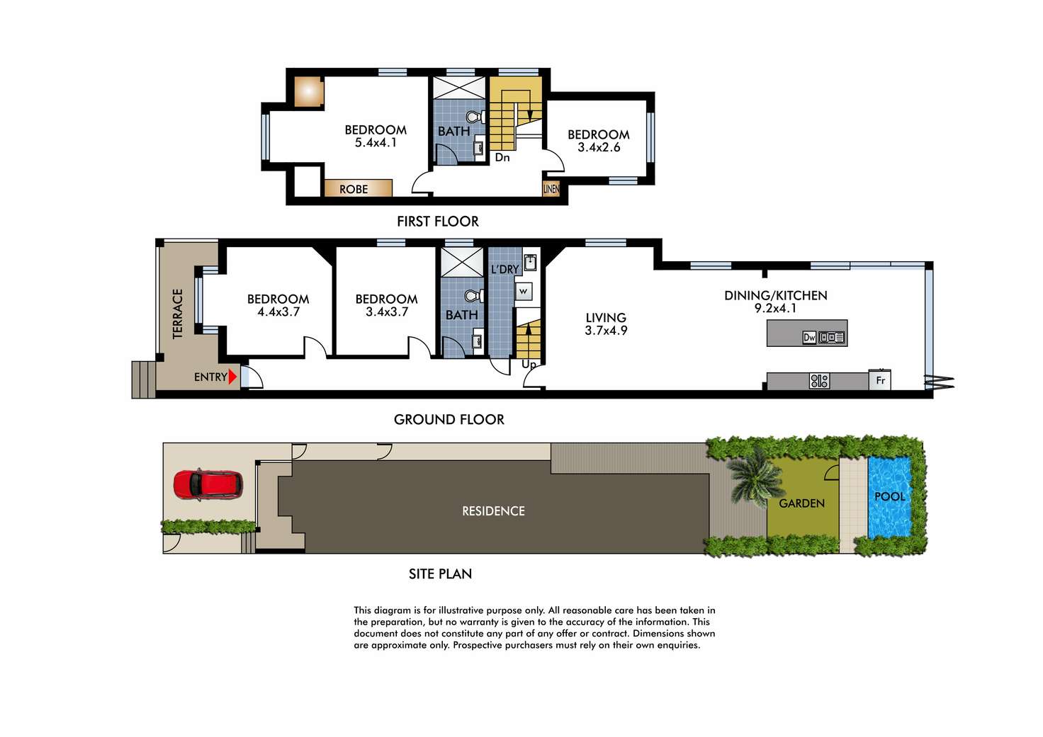Floorplan of Homely house listing, 40 Roscoe Street, Bondi Beach NSW 2026