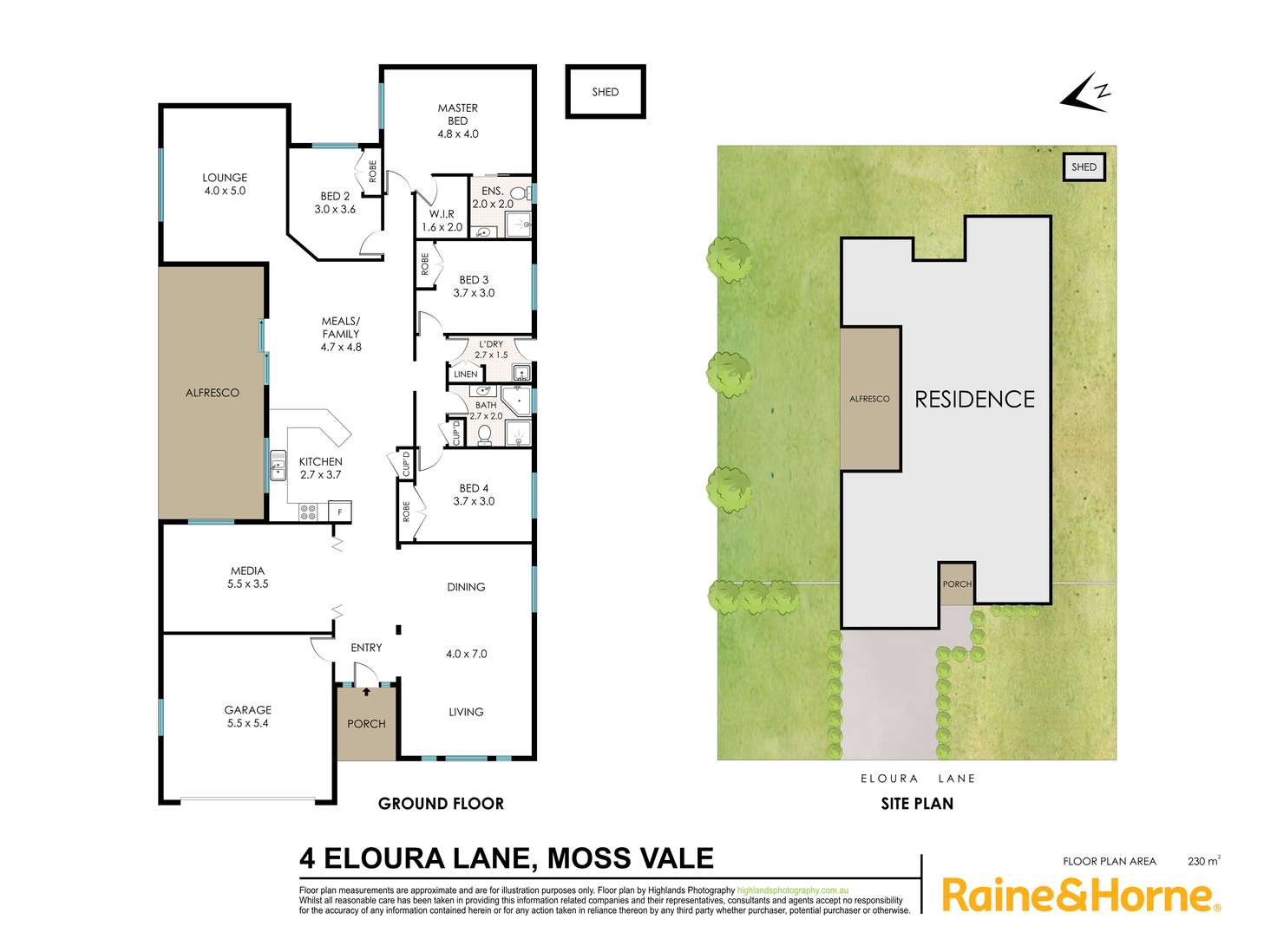 Floorplan of Homely house listing, 4 Eloura Lane, Moss Vale NSW 2577