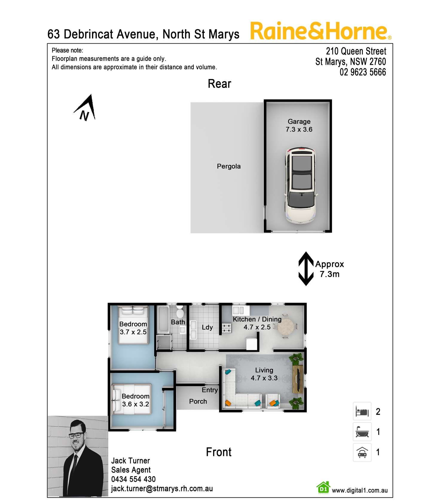 Floorplan of Homely house listing, 63 Debrincat Avenue, North St Marys NSW 2760