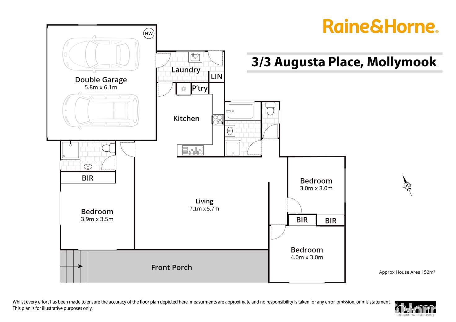 Floorplan of Homely villa listing, 3/3 Augusta Place, Mollymook Beach NSW 2539