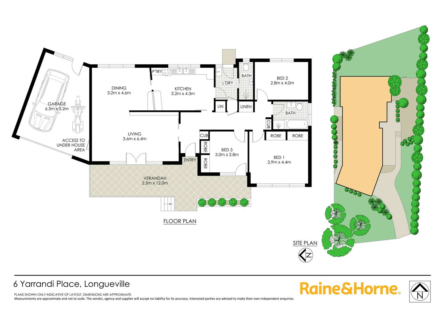Floorplan of Homely house listing, 6 Yarrandi Place, Longueville NSW 2066