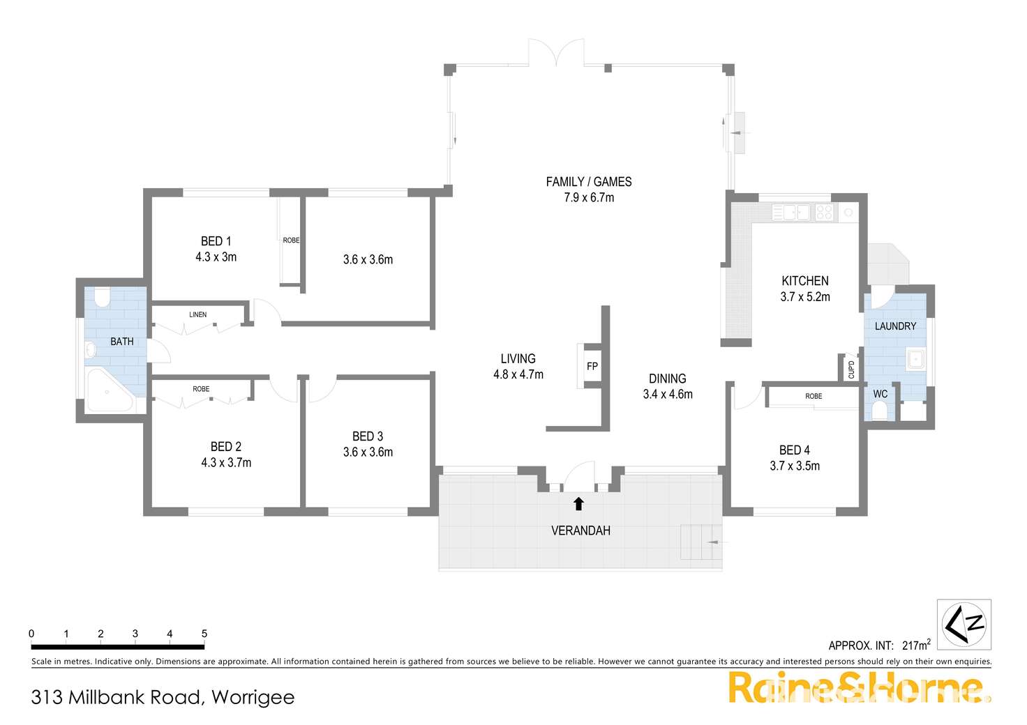 Floorplan of Homely house listing, 313 Millbank Road, Worrigee NSW 2540