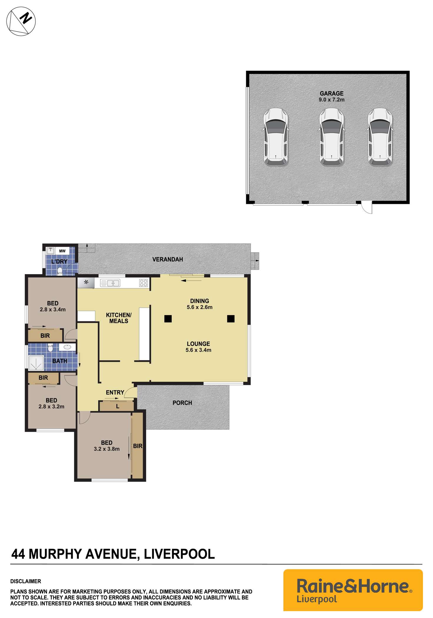 Floorplan of Homely house listing, 44 Murphy Avenue, Liverpool NSW 2170