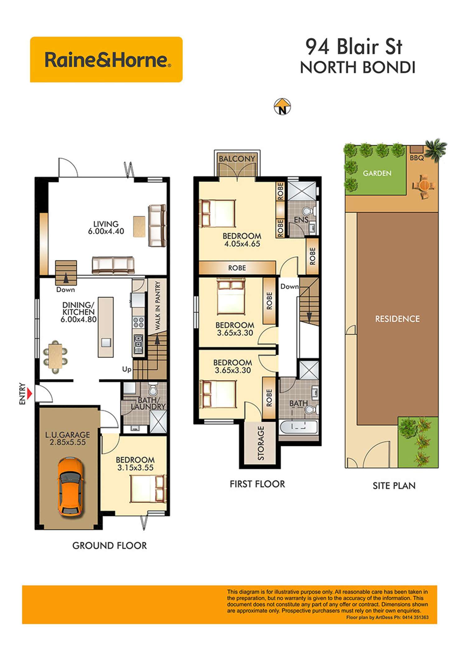 Floorplan of Homely house listing, 94 Blair Street, North Bondi NSW 2026