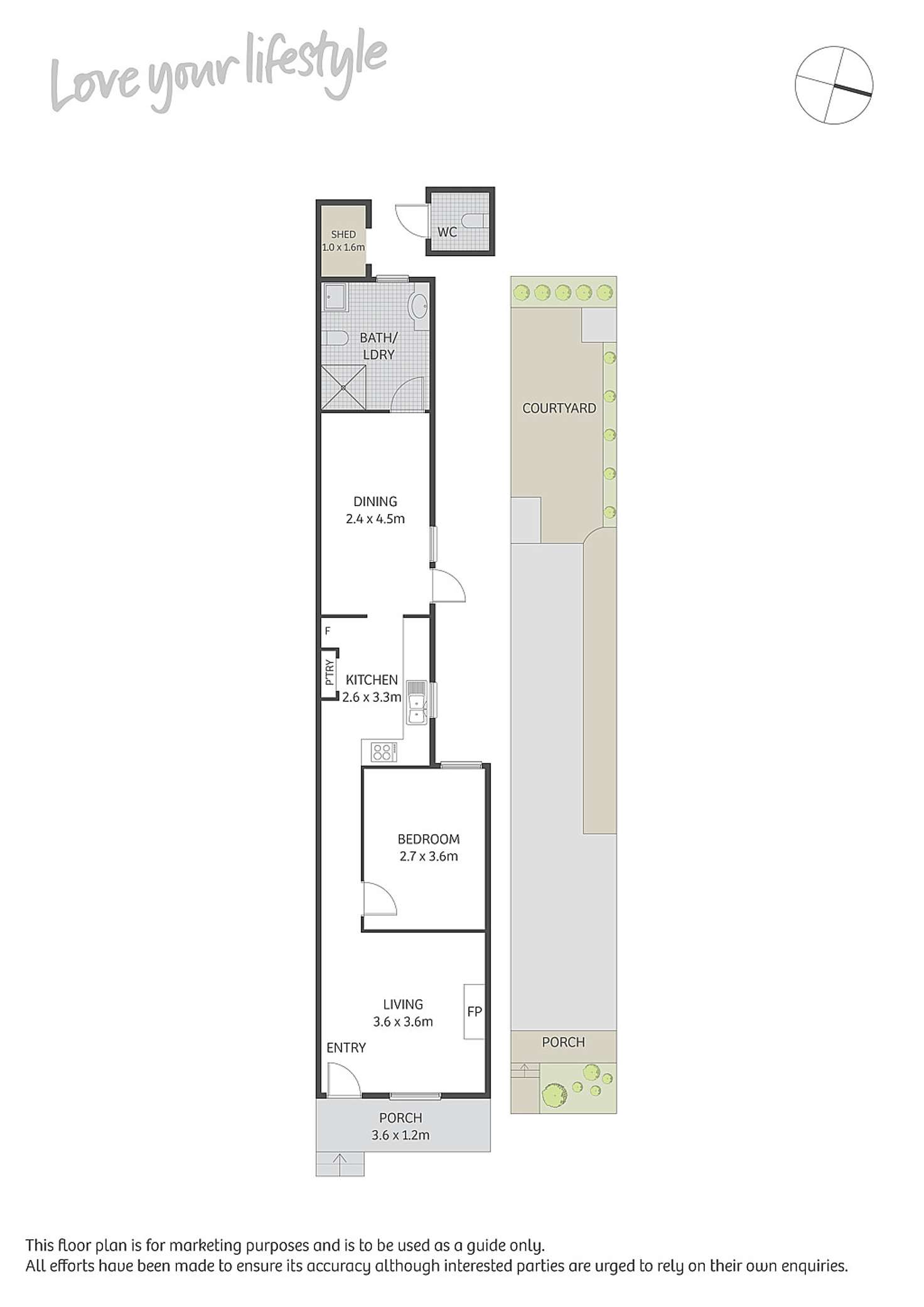 Floorplan of Homely house listing, 12 John Street, Erskineville NSW 2043