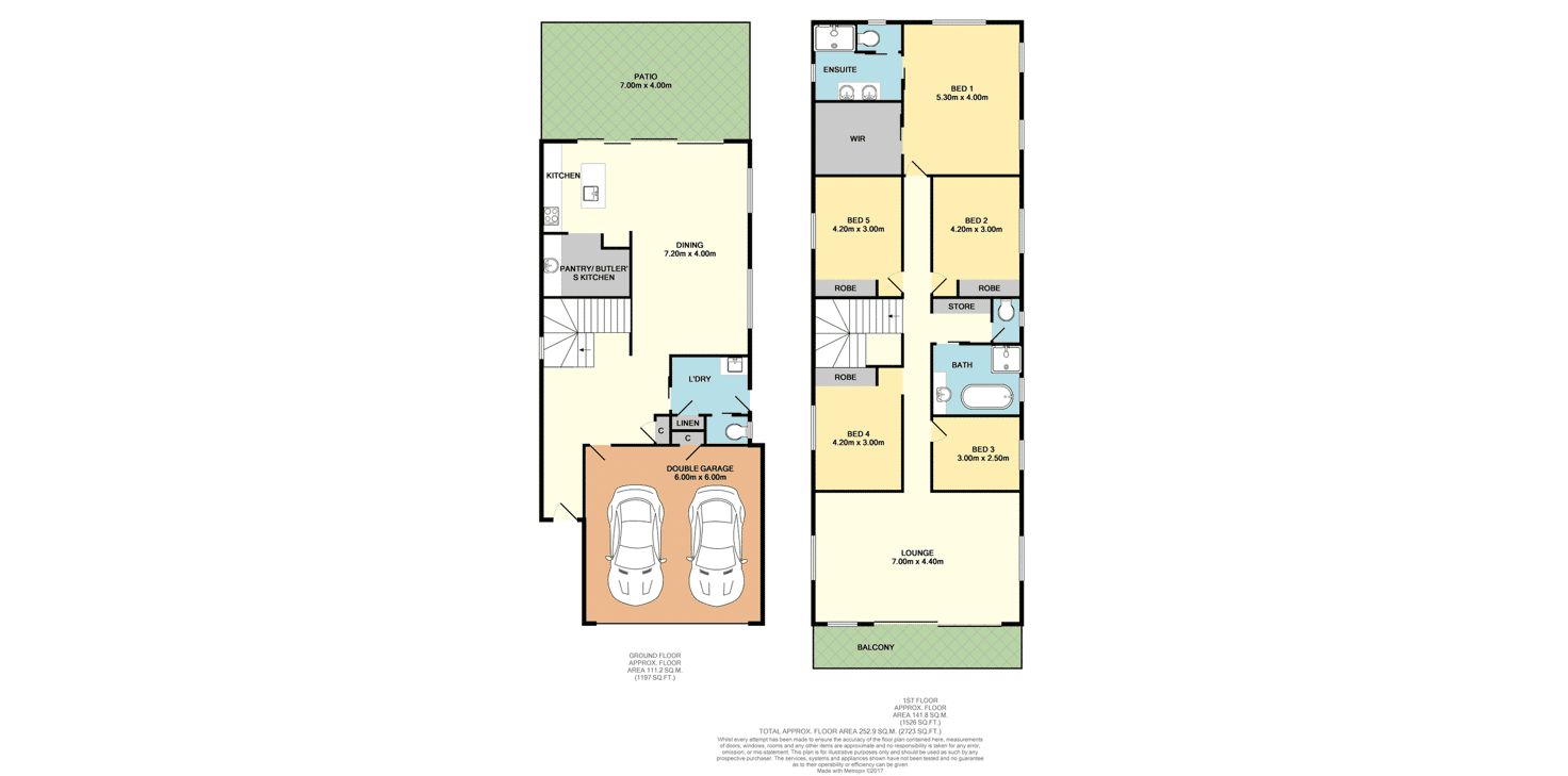 Floorplan of Homely house listing, 7a Gizerah Street, Mitchelton QLD 4053