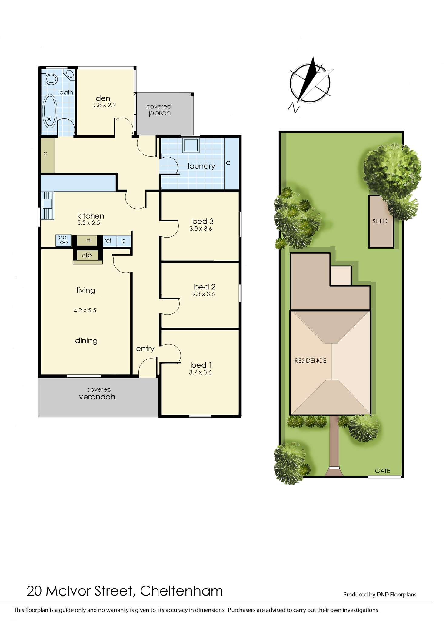 Floorplan of Homely house listing, 20 McIvor Street, Cheltenham VIC 3192