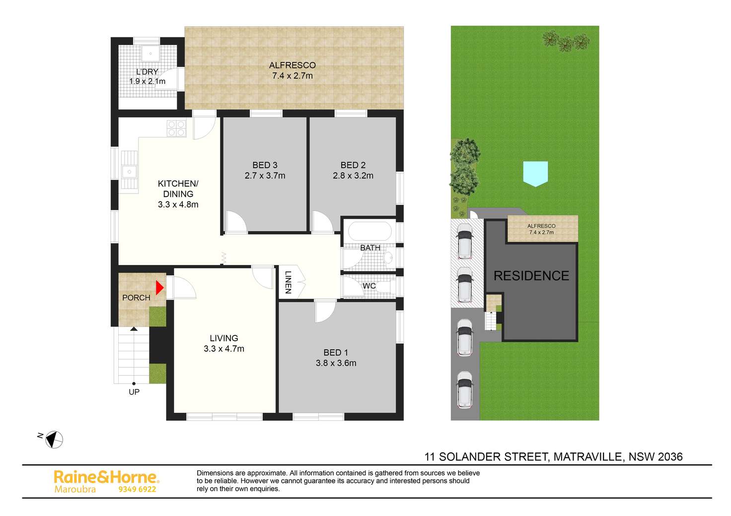 Floorplan of Homely house listing, 11 Solander Street, Matraville NSW 2036