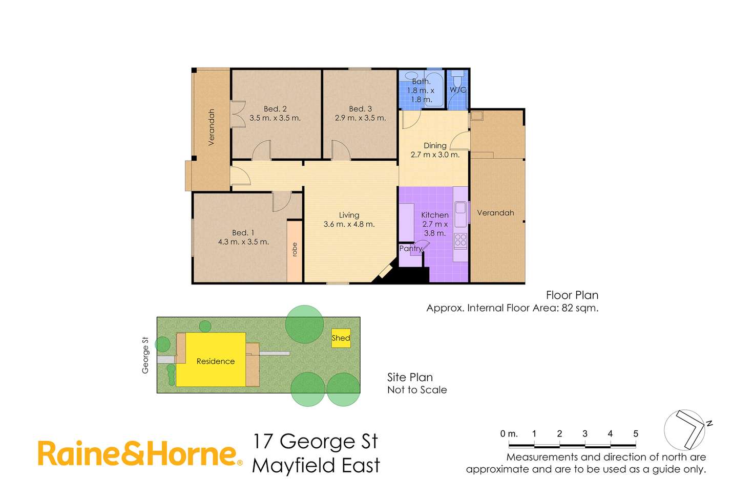 Floorplan of Homely house listing, 17 George Street, Mayfield East NSW 2304