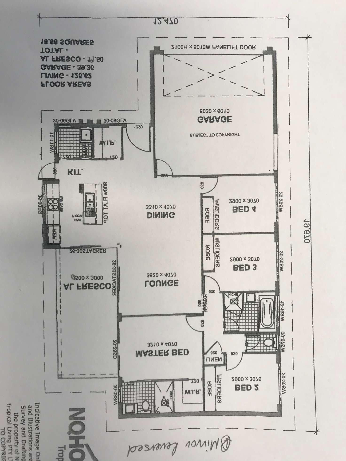 Floorplan of Homely house listing, 12 Ives Ave, Wonga Beach QLD 4873