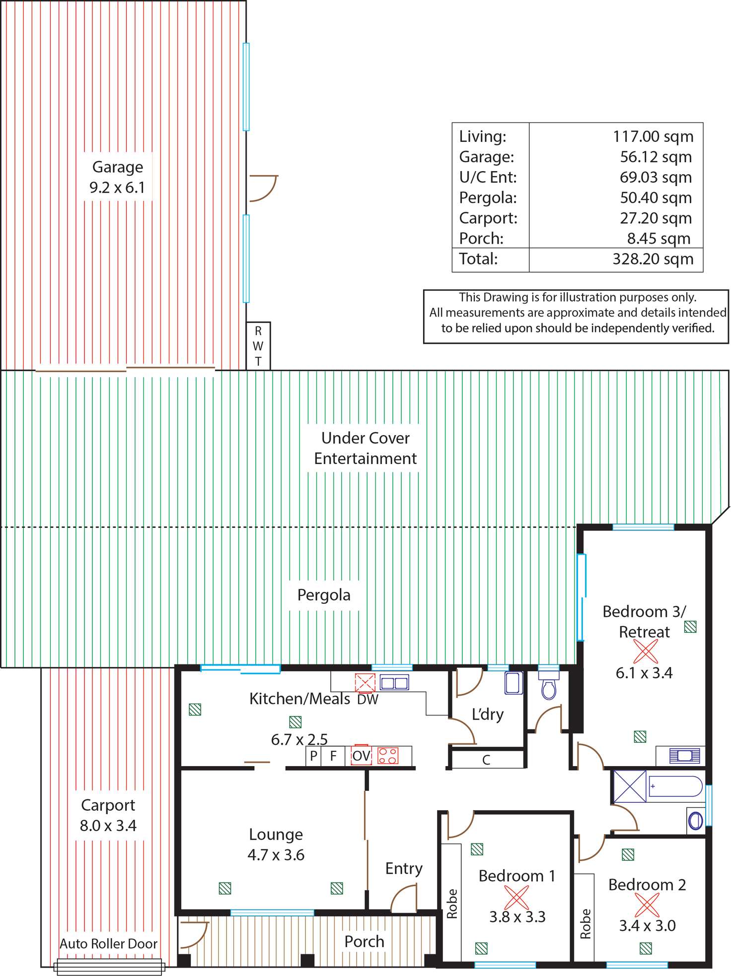 Floorplan of Homely house listing, 34 Guernsey Crescent, Salisbury North SA 5108