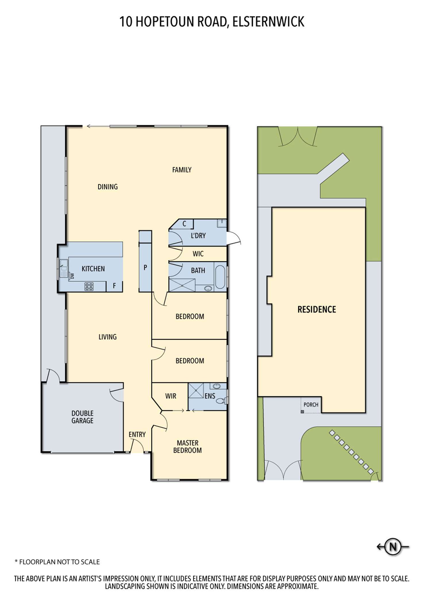 Floorplan of Homely house listing, 10 Hopetoun Street, Elsternwick VIC 3185