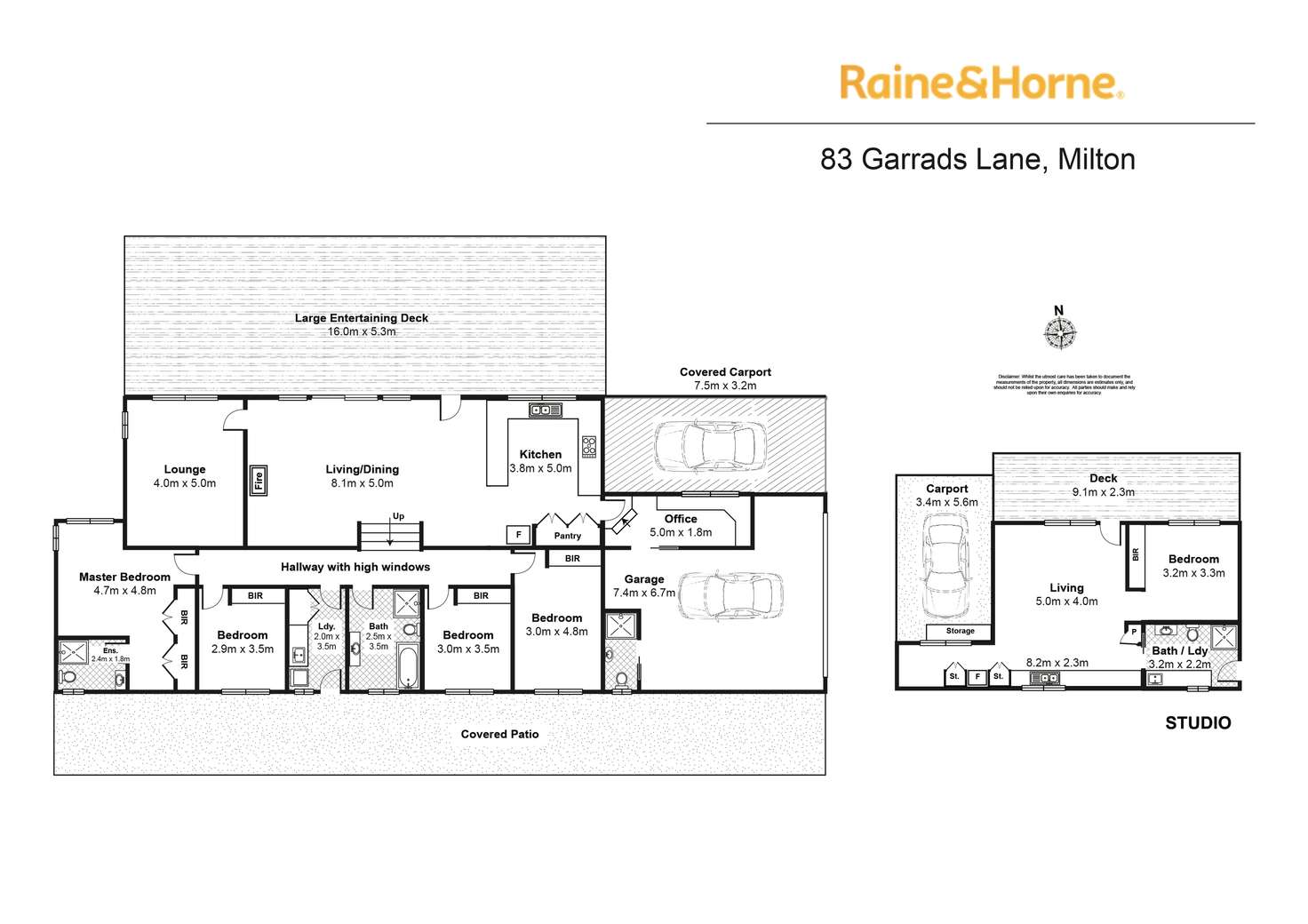 Floorplan of Homely house listing, 83 Garrads Lane, Milton NSW 2538