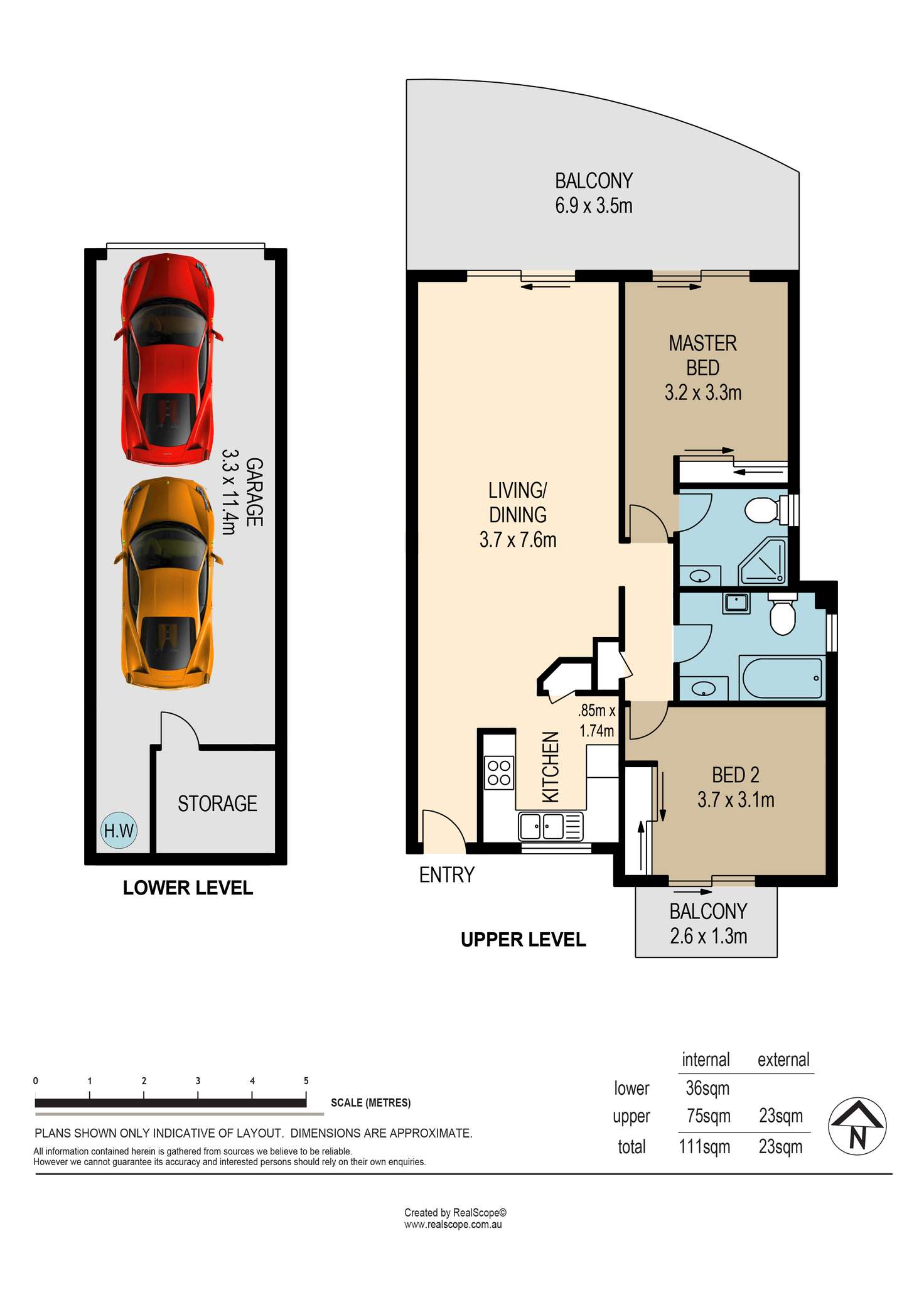 Floorplan of Homely unit listing, 3/81 Waverley Road, Taringa QLD 4068