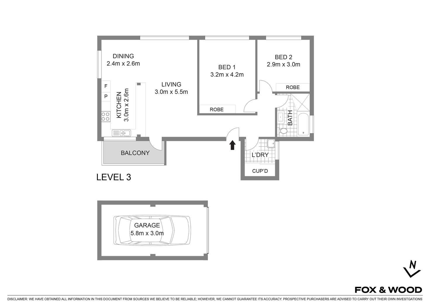 Floorplan of Homely apartment listing, 11/23-25 Searl Road, Cronulla NSW 2230