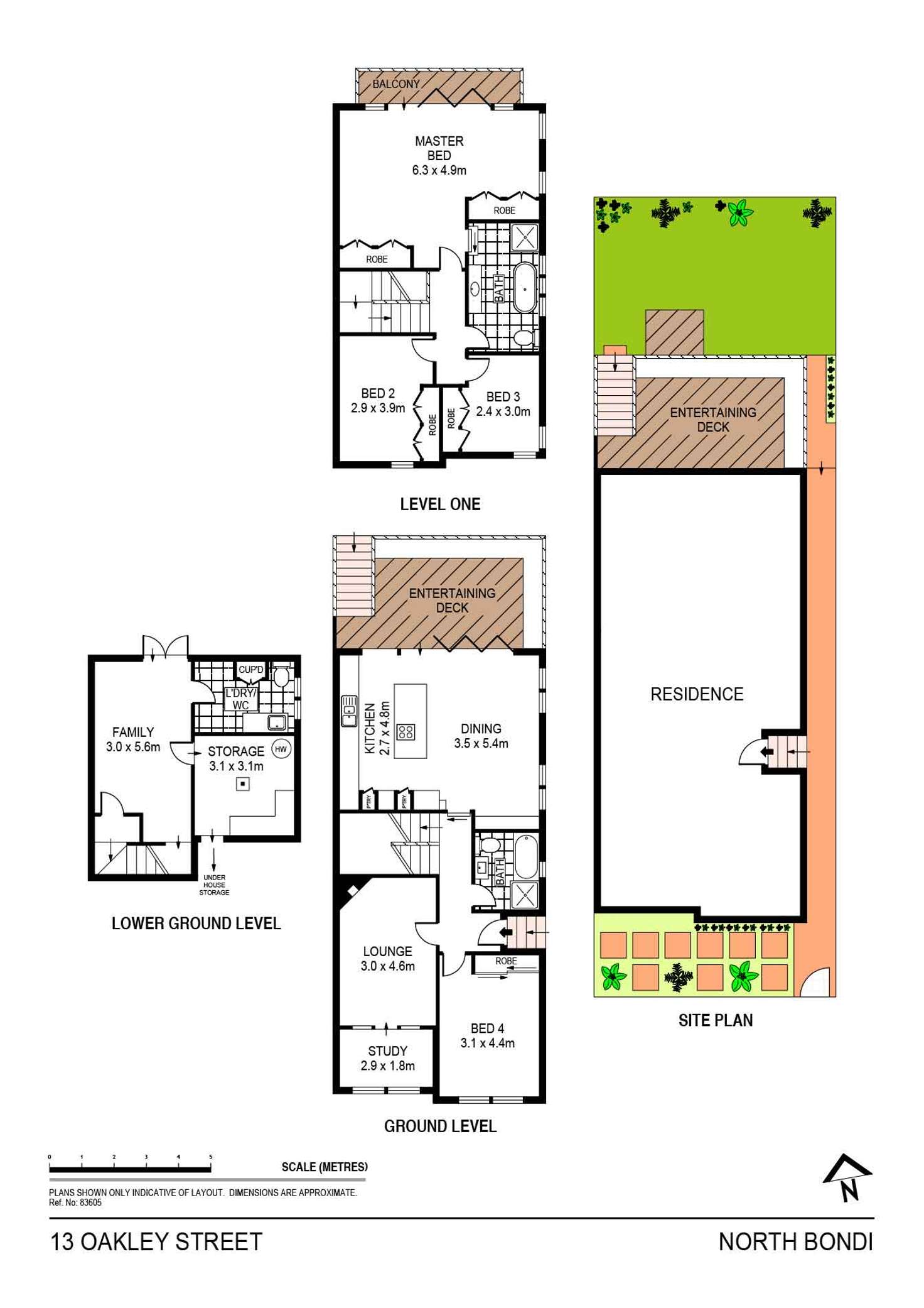 Floorplan of Homely house listing, 13 Oakley Road, North Bondi NSW 2026