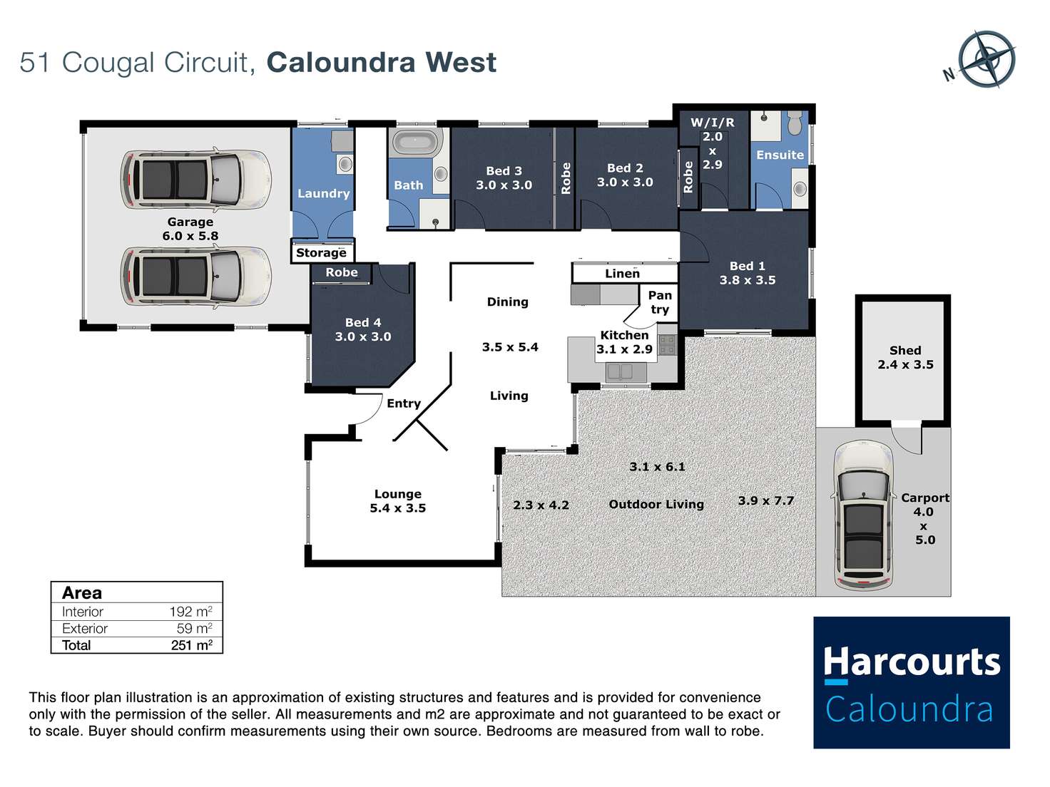 Floorplan of Homely house listing, 51 Cougal Circuit, Caloundra West QLD 4551
