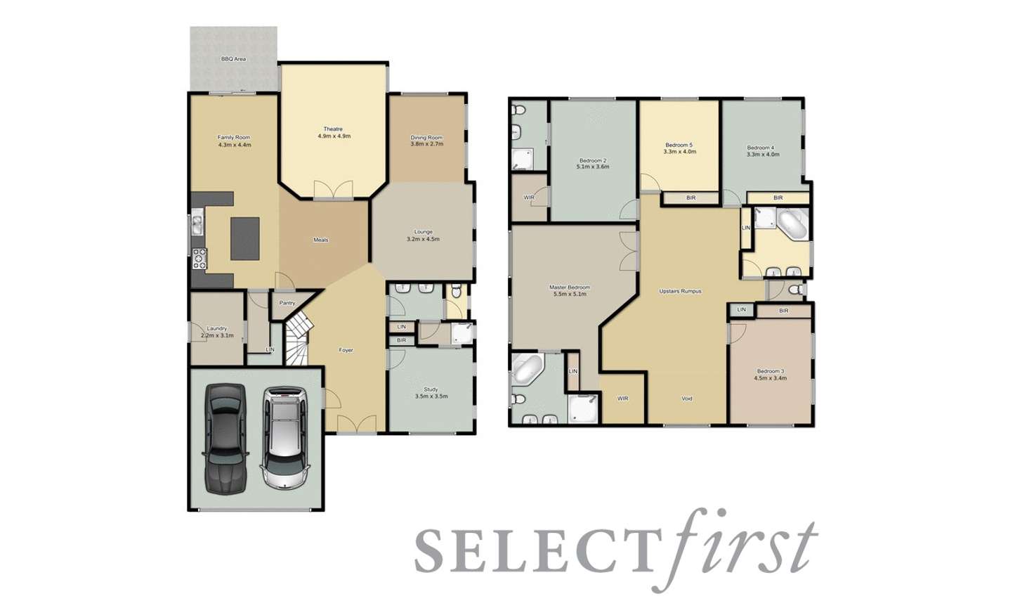 Floorplan of Homely house listing, 48 Orleans Way, Castle Hill NSW 2154