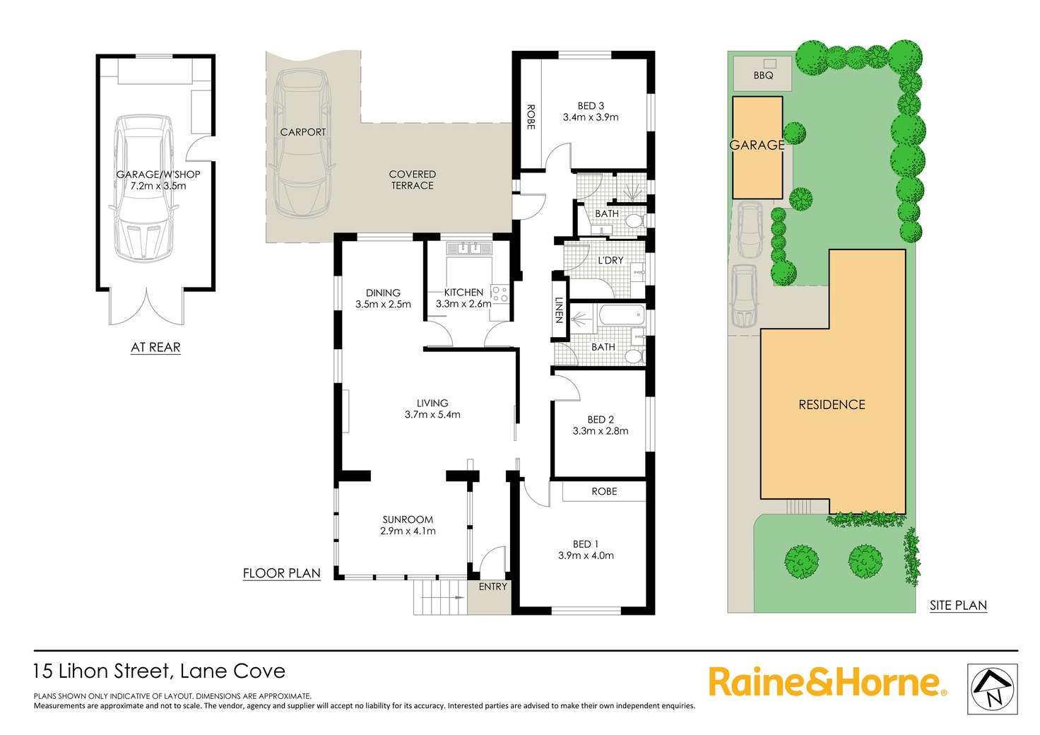 Floorplan of Homely house listing, 15 Lihon Street, Lane Cove NSW 2066