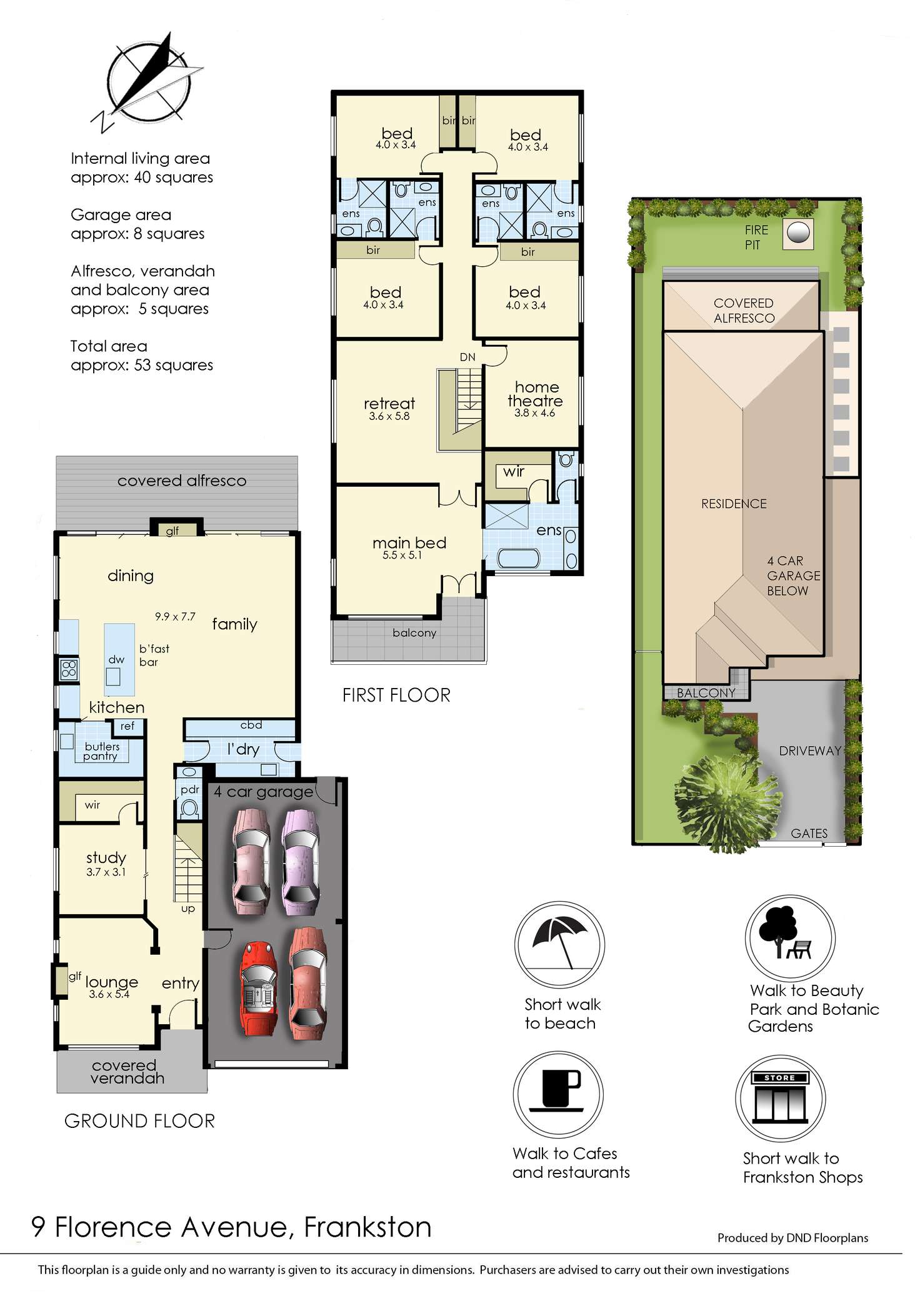 Floorplan of Homely house listing, 9 Florence Avenue, Frankston VIC 3199