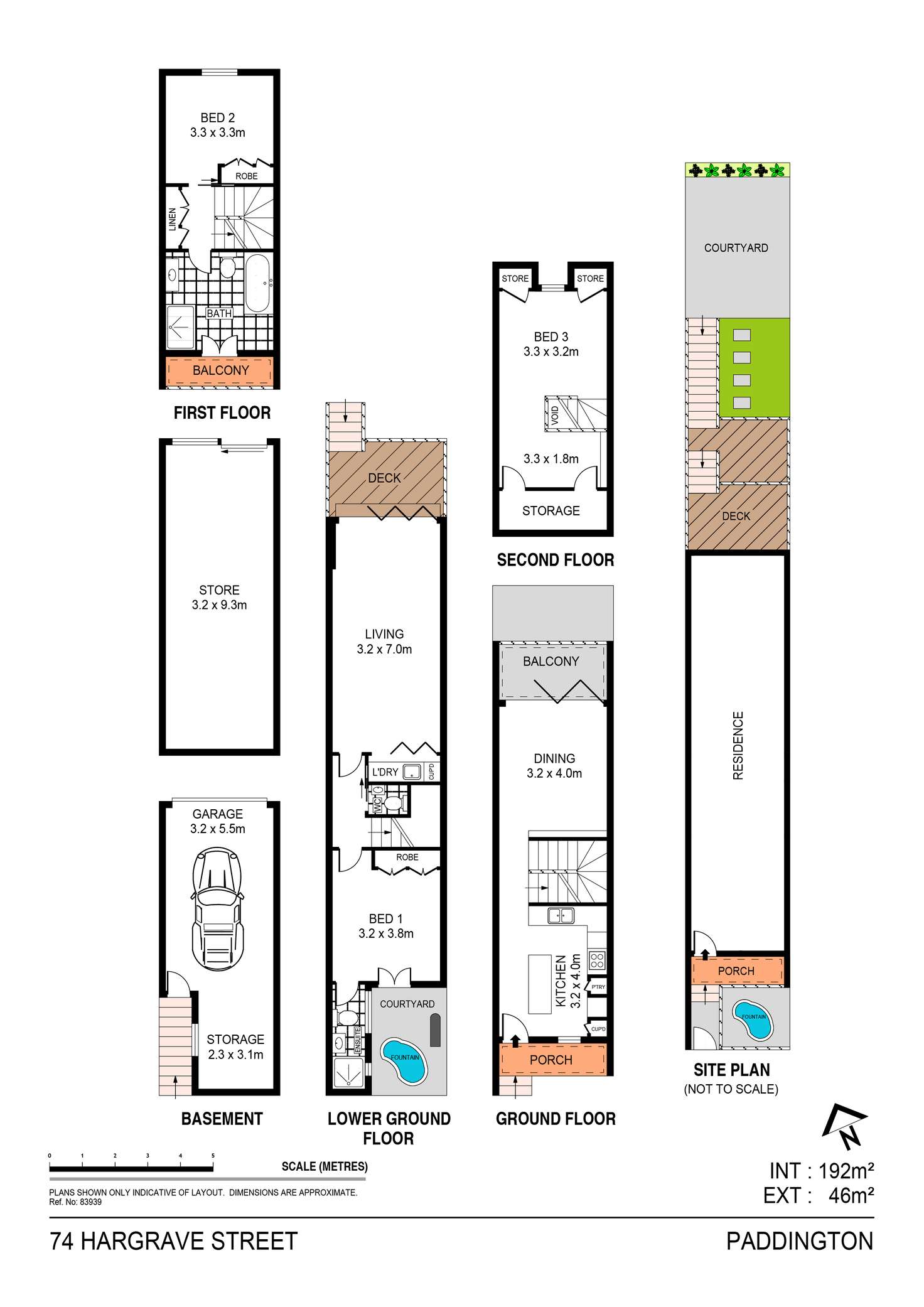 Floorplan of Homely house listing, 74 Hargrave Street, Paddington NSW 2021